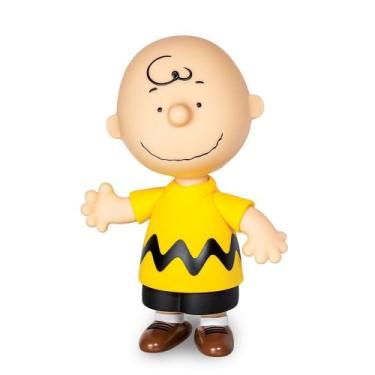 Imagem de Figura Charlie Brown Snoopy Peanuts Boneco De Vinil 20cm - Lider - Líd
