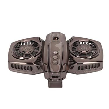 Imagem de Refrigerador de Telefone, Ventilador de Refrigeração de Núcleo Duplo Semicondutor, Baixo Ruído Com Forte Fornecimento de Vento, Economia de Energia para Telefones Celulares