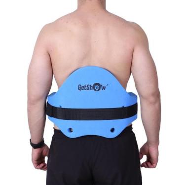 Imagem de Colete Flutuador para Hidroginástica Cinto Natação Boia 73x31x3cm Eva 