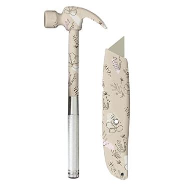 Imagem de Santa Barbara Design Studio Conjunto de ferramentas essenciais para presente Lili + Delilah Dorm, 2 peças, martelo/chave de fenda/cortador de caixa