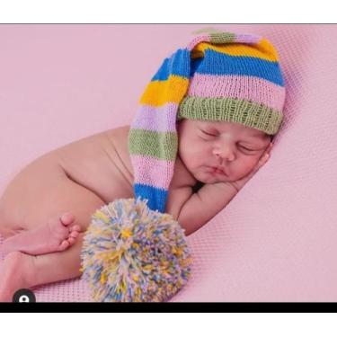 Imagem de  Touca Newborn soneca colorida - Barbarella