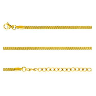 Imagem de Pulseira de Aço Rabo de Rato Laminado IPG 2.65mm 16cm - Convex