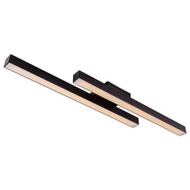 Imagem de Lustre LED Linear Duplo Perfil Led Moderno Para Sala de Jantar Estar C