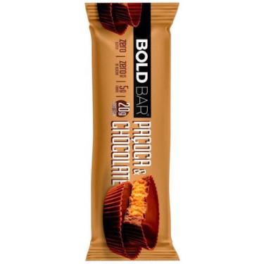 Imagem de Barra Protéica Bold Bar de Paçoca com Chocolate - 60g - Bold Snacks - 