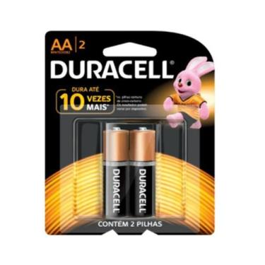 Imagem de Duracel Pilha Alcalina Aa 2 Unidades reforçadas e resistente - A.R Var