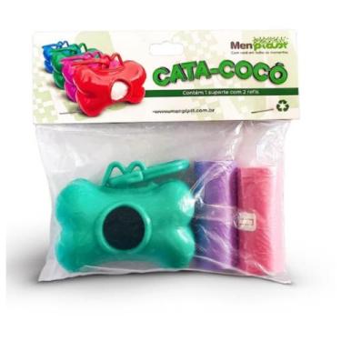 Imagem de Suporte com Refil Saquinho Cata Coco Pet - Menplast