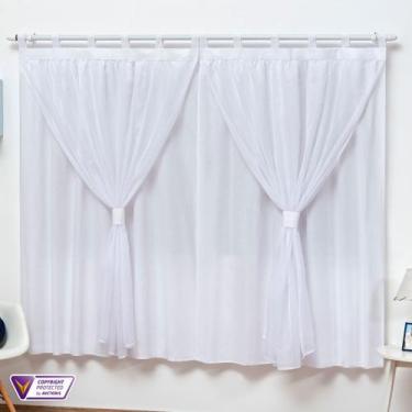 Imagem de Cortina Varão Simples Quarto de Bebê e Criança Menina Menino 2,00 mX1,