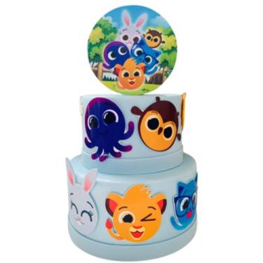 Imagem de Bolo fake bolofofos azul - Catavento Festa Dos Sonhos