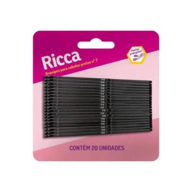 Imagem de Grampo Para Cabelo Preto N7 Ricca 342