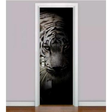 Imagem de Adesivo Para Porta TIGRES - SELVA - SOBERANO 12 - PGG Impressão Digita