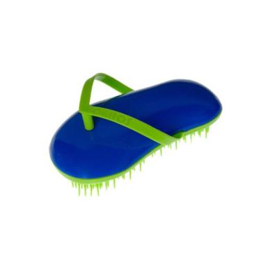 Imagem de Escova de Cabelo Azul e Verde - Escova para Desembaraço de Cabelo - So