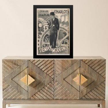Imagem de Quadro Charlie Chaplin - Poster Vintage 33x24cm - Quadros On-line, Mol