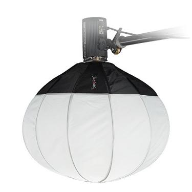 Imagem de Fotodiox Lanterna Softbox 26 pol. (65 cm) Globo - Softbox globo dobrável com Novatron Speedring para Novatron Série FC, Série M e compatível
