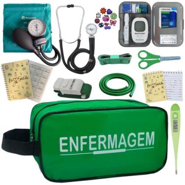 Imagem de Kit Enfermagem Completo Top + Medidor Glicose  - PREMIUM, P.A. Med, IN