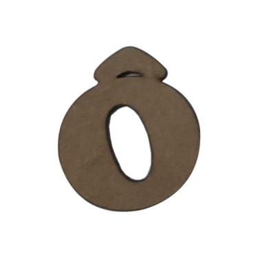 Imagem de Letras com Acento para Aplique Artesanato 2,5cm Kit 50un Mdf Madeira -