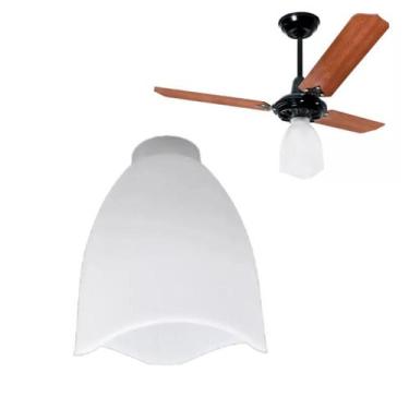 Imagem de Globo Lustre Lumi Armação Completa P/ Ventilador Loren Sid