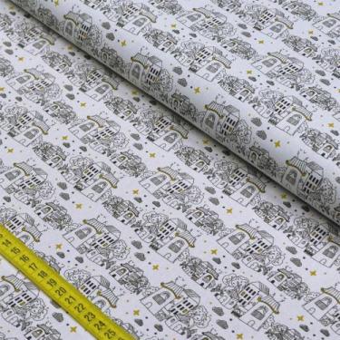 Imagem de Tecido Estampado para Patchwork - Simplesmente: Cidadela (0,50x1,40) -