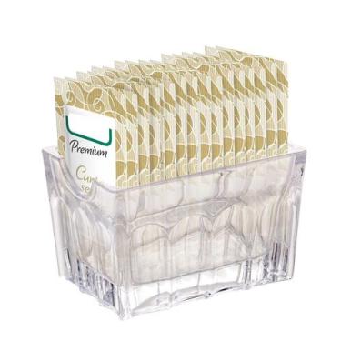 Imagem de Porta Sachê de Vidro Faces Açúcar Condimentos 1174 Lyor