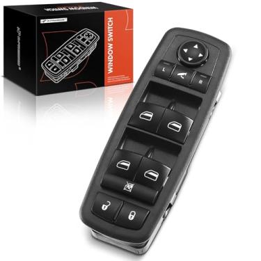 Imagem de A-Premium Power Window Switch substituição para Dodge Grand Caravan Town & Country 2008-2009 excluindo porta deslizante automática lado do motorista frontal