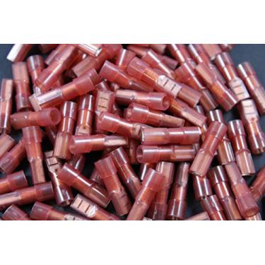 Imagem de 18 – 22 calibre 200 peças de nylon totalmente isolado rápido desconexão fêmea terminal 110