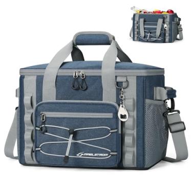 Imagem de Maelstrom Bolsa térmica macia, refrigerador de lado macio, resfriador dobrável com 40 latas, caixa de gelo isolada, refrigerador de acampamento grande à prova de vazamento, refrigerador portátil de