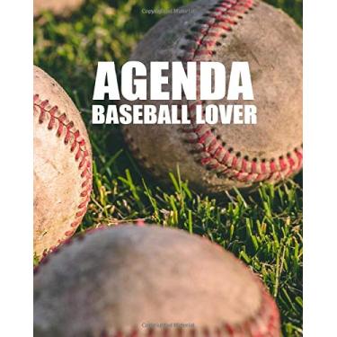 Imagem de Agenda Baseball Lover: Journal with Calendar. Daily Weekly Planner. August 2019 to June 2020. 8x10
