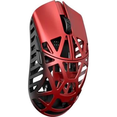 Imagem de Mouse Gamer Sem F Magnesium WLmouse Beast X Max 8K TTC Nihil, vermelho