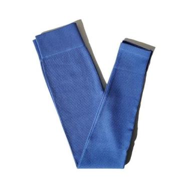Imagem de Leggings de Yoga Feminina Cintura Alta - Sem Costura, Com Nervuras e C
