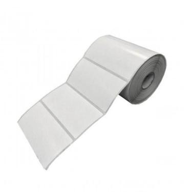 Imagem de Etiquetas Adesivas 106x60mm Branca - Papel Couché - Etiquetas Express