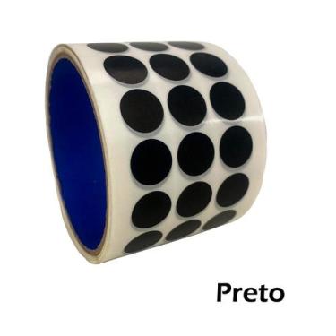 Imagem de Etiqueta Adesiva Autocolante Colorida 15x15mm ideal para organização d