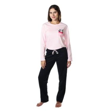 Imagem de Pijama Feminino Panda - Outono e Inverno - Empório do Algodão, GG