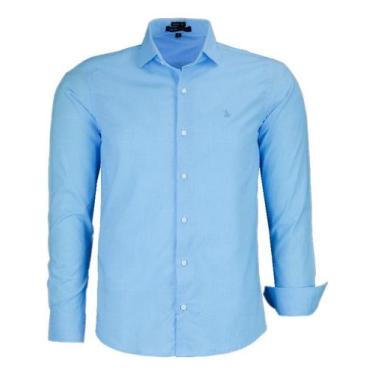 Imagem de Camisa Social Masculina Sem Bolso Algodão Linho Comfort 1729 - Amil, A