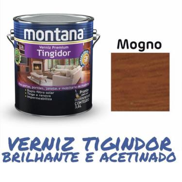 Imagem de Verniz Tingidor Montana Imbuia Ipê Mogno Castanho 3,6Gl, Mogno