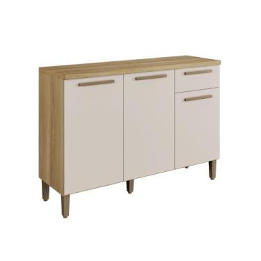 Imagem de Balcão Clássico Master Arte Moveis - Arte Móveis, Cinamomo/Off White