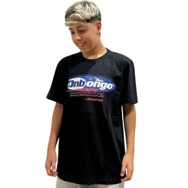 Imagem de Camiseta Masculina Onbongo Preta ON187 Preto