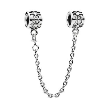 Imagem de Corrente de Prata 925 com Pingente Trevo - Para Pulseiras Pandora, A94