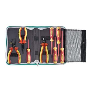 Imagem de Pro'skit PK-2802 PK-2801 Conjunto de alicate e chave de fenda isolados de 1000 V Ferramentas VDE para instalação de cabos de alimentação, manutenção de linhas de energia, manutenção de estação de