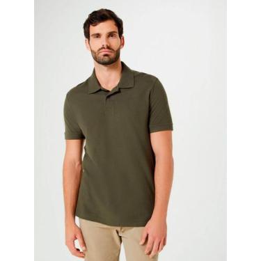 Imagem de Camisa Polo Hering N3A7 Masculina Malha em Algodao T. P/EXG, G, Nat, V