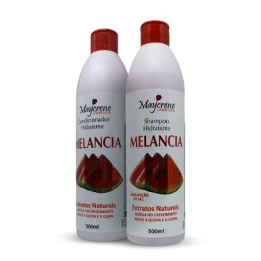 Imagem de Kit Melancia Shampoo + Condicionador Reduz Queda E Caspa - Maycrene