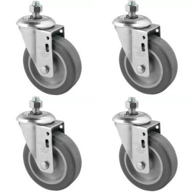 Imagem de Rodizio Giratório 4 POL Com Espiga até 65kg 4 Unidades SCHIOPPA