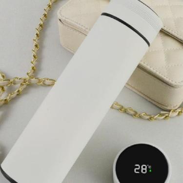 Imagem de Garrafa Térmica em Aço Inox Com Termômetro Digital 500ml - Beer Pints,