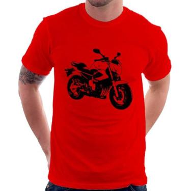 Imagem de Camiseta Moto XJ6 N Art - Foca na Moda, Vermelho, GGG