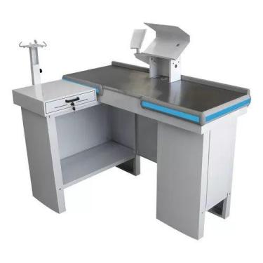 Imagem de Checkout Caixa De Supermercado 1,30 Kit Para Automação Amapá Cor Branc