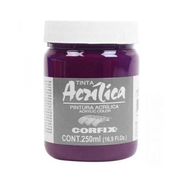 Imagem de Tinta Acrílica 250ml G2 105 Laca Magenta Corfix, 105 - LACA MAGENTA