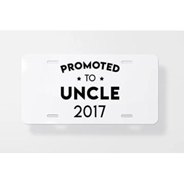 Imagem de Promoted to Uncle 2017 Capa para placa de carro - Capa para placa de carro - 15 x 30 cm