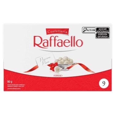 Imagem de Bombom Wafer Raffaello 90g 9 Unidades