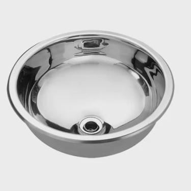 Imagem de Cuba Docol Embutir/Sobrepor Riva Alto Brilho sem Vsa 1,5'' 21x10cm Inox