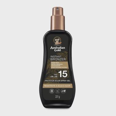 Imagem de Protetor solar australian gold spray gel com instant bronzer fps 15 237ML