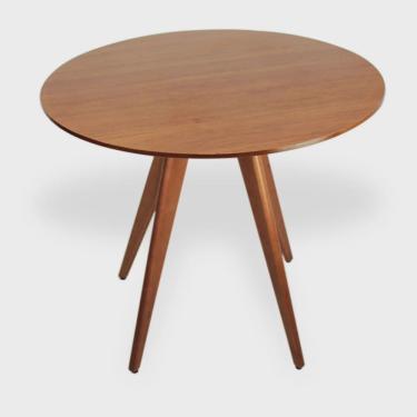 Imagem de Mesa de Jantar Redonda Base Tripé em Madeira Maciça - 80 Cm Mel