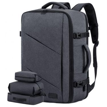Imagem de Mochila de viagem LOVEVOOK Travel 40L com porta USB cinza escuro